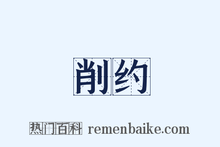 削约是什么意思的图片